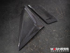 Maserati Ghibli Interior Trim - Carbon Fiber - Door Triangle Trim Kit Maserati Ghibli Interior Trim - Carbon Fiber - Door Triangle Trim Kit